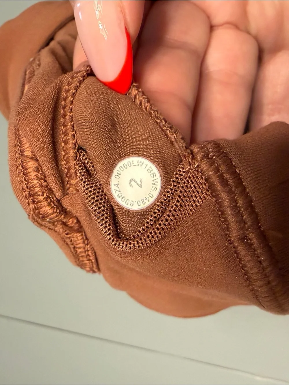 lululemon athletica Rust Brown Align tank